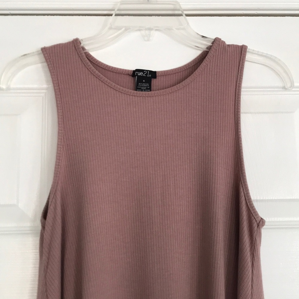 *SOLD* Ribbed Blush Dress